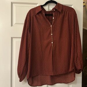 Max Studio print blouse